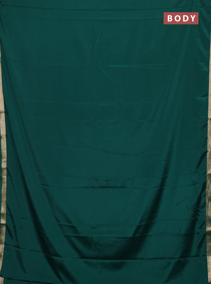 Green Semi Mysore Silk Saree