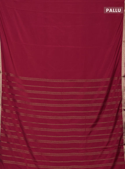 Peach Pink Semi Mysore Silk Saree