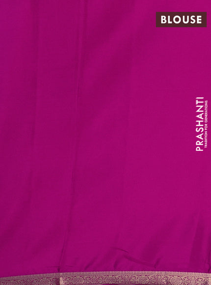 Pink Semi Mysore Silk Saree