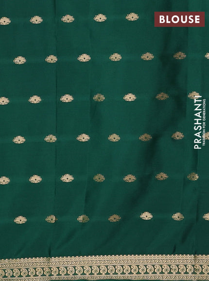 Green Semi Mysore Silk Saree
