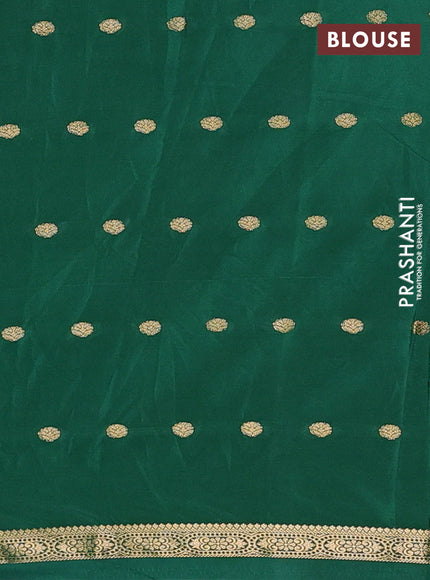Green Semi Mysore Silk Saree