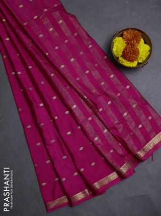 Pink Semi Mysore Silk Saree
