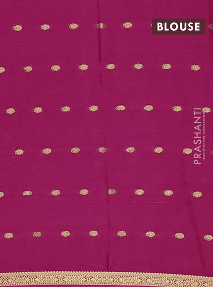 Pink Semi Mysore Silk Saree