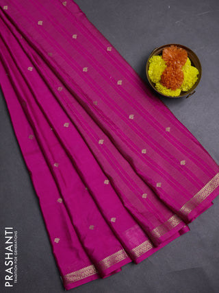 Pink Semi Mysore Silk Saree