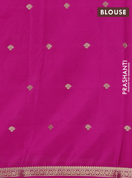 Pink Semi Mysore Silk Saree