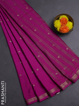 Pink Semi Mysore Silk Saree