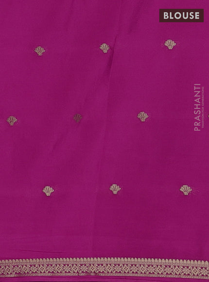 Pink Semi Mysore Silk Saree