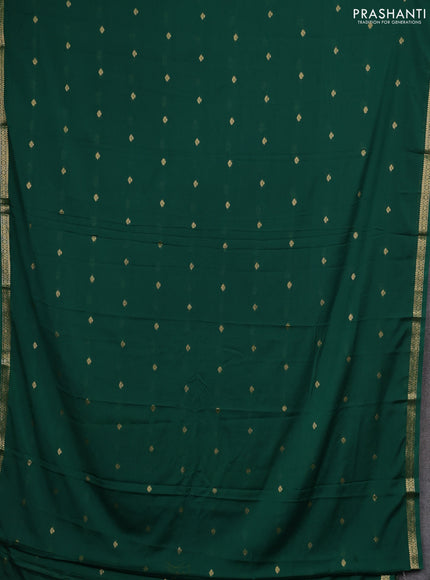 Green Semi Mysore Silk Saree