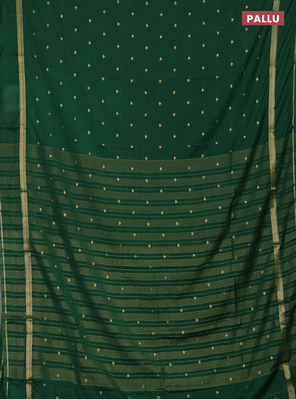 Green Semi Mysore Silk Saree