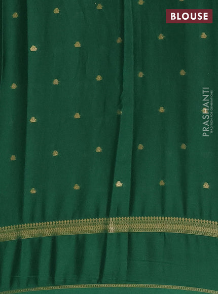 Green Semi Mysore Silk Saree