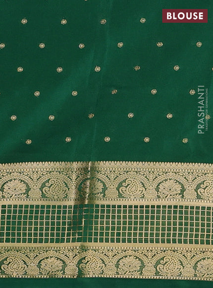 Green Semi Mysore Silk Saree
