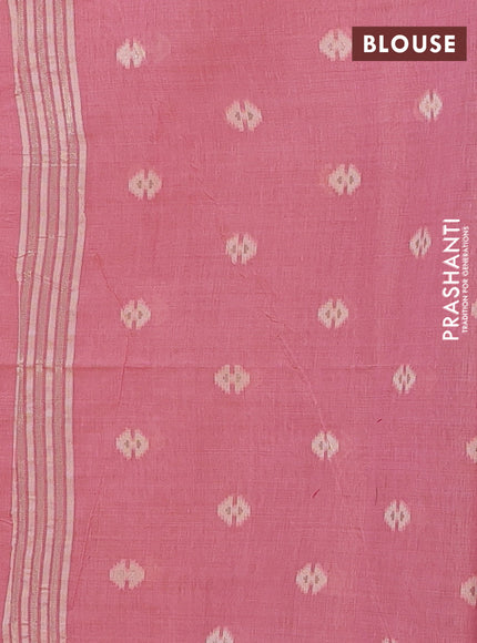 Pink Jamdani Cotton Saree