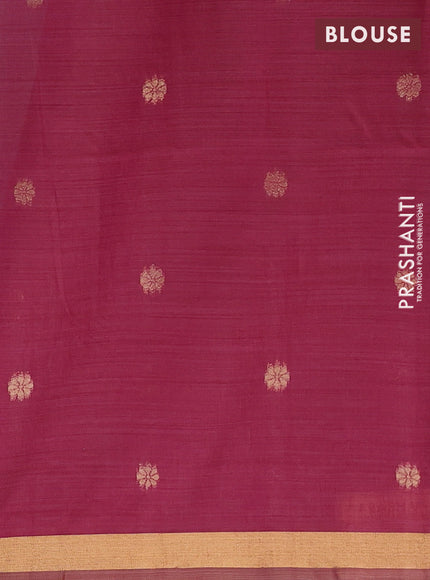 Pastel Purple & Magenta Pink Jamdani Cotton Saree