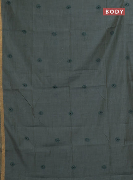 Pastel Green Jamdani Cotton Saree