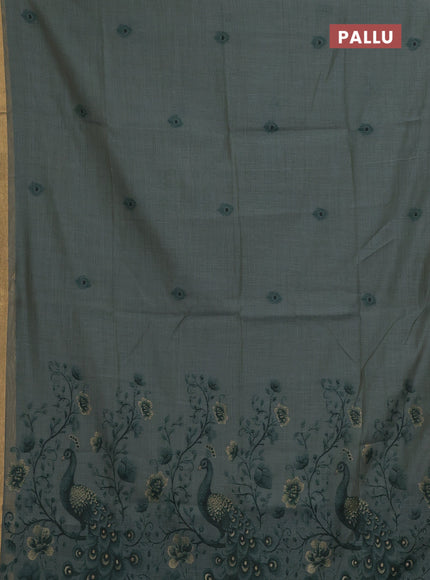 Pastel Green Jamdani Cotton Saree