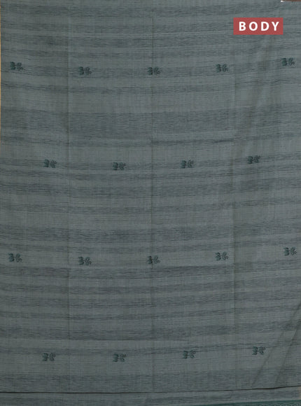 Pastel Green Jamdani Cotton Saree