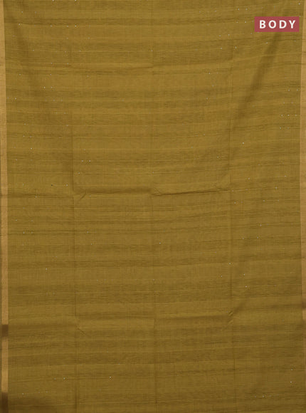 Yellow Jamdani Cotton Saree