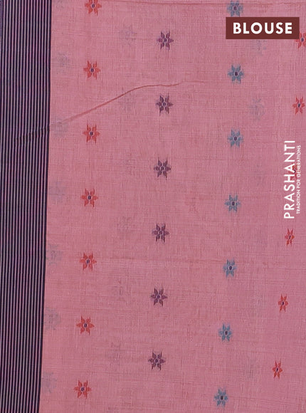 Pink Jamdani Cotton Saree