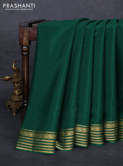 Green Pure Mysore Silk Saree