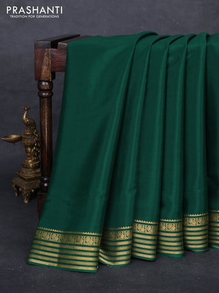 Green Pure Mysore Silk Saree