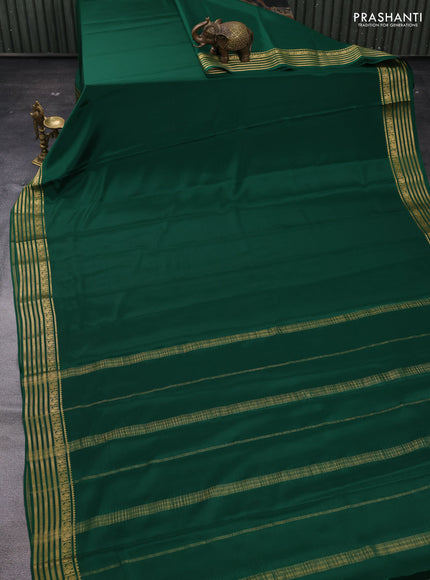 Green Pure Mysore Silk Saree