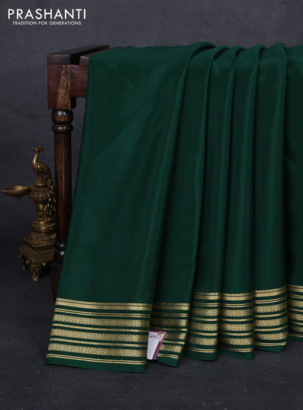 Green Pure Mysore Silk Saree