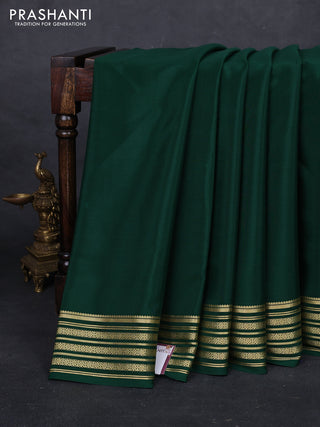 Green Pure Mysore Silk Saree