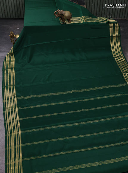 Green Pure Mysore Silk Saree
