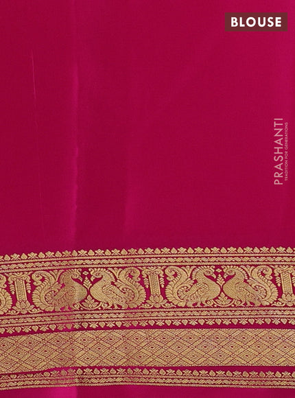 Pink Pure Mysore Silk