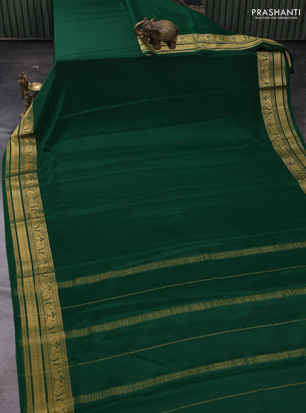 Green Pure Mysore Silk Saree