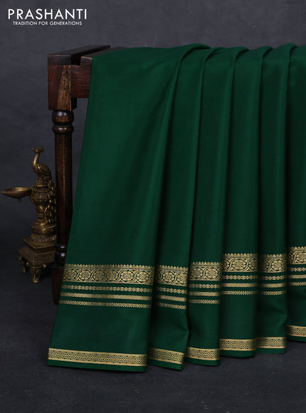 Green Pure Mysore Silk Saree