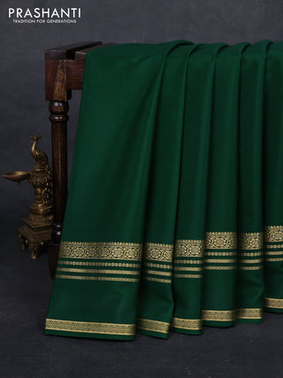 Green Pure Mysore Silk Saree