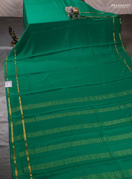 Green Pure Mysore Silk Saree