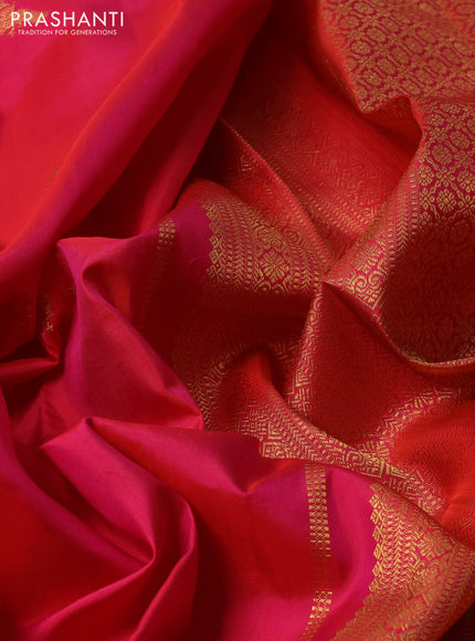 Pink Pure Kanchipuram Silk - Buttas