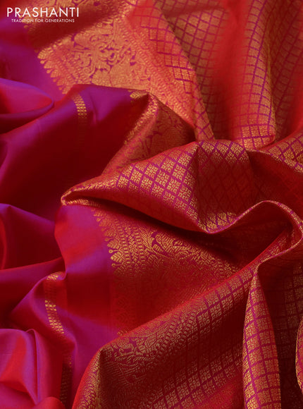 Pink Pure Kanchipuram Silk - Buttas