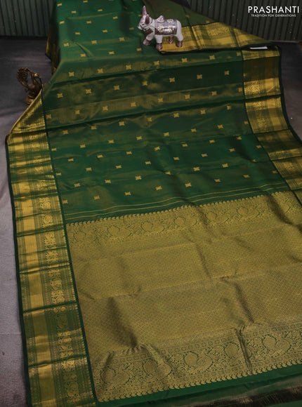 Green Pure Kanchipuram Silk - Vairaosi