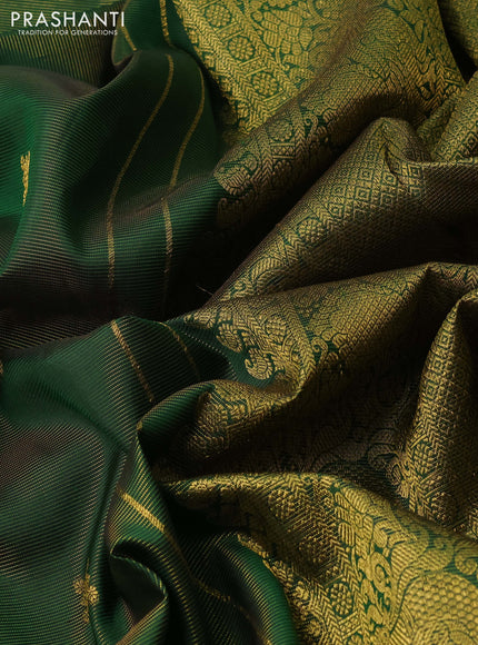 Green Pure Kanchipuram Silk - Vairaosi