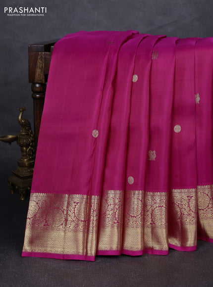 Pink Pure Kanchipuram Silk - Buttas