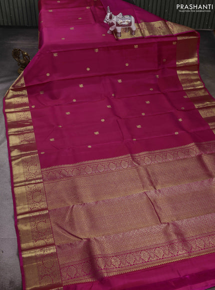 Pink Pure Kanchipuram Silk - Buttas