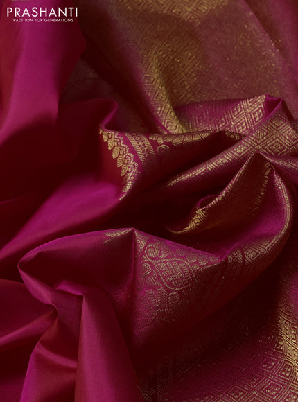 Pink Pure Kanchipuram Silk - Buttas