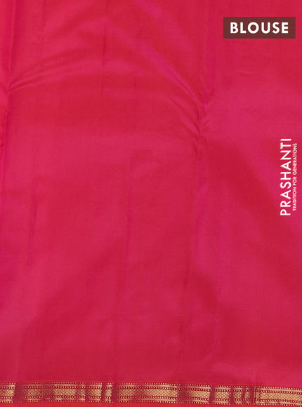 Pink Pure Kanchipuram Silk - Buttas