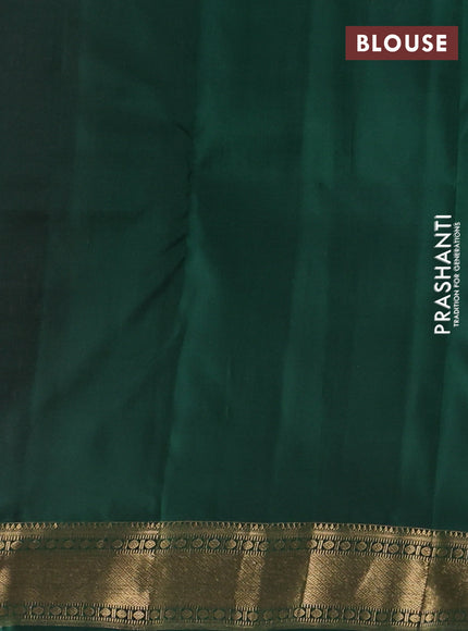 Pink & Green Pure Kanchipuram Silk - Buttas