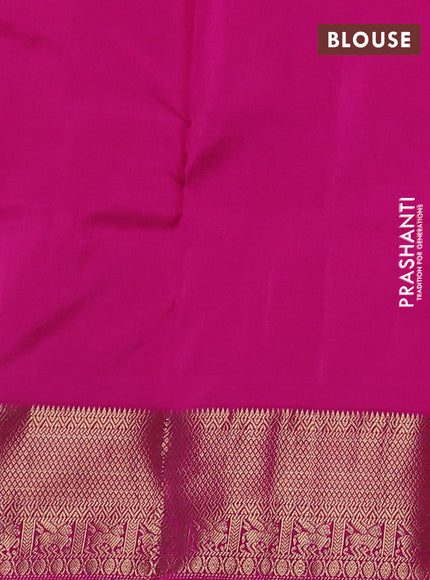 Pink Pure Kanchipuram Silk - Buttas