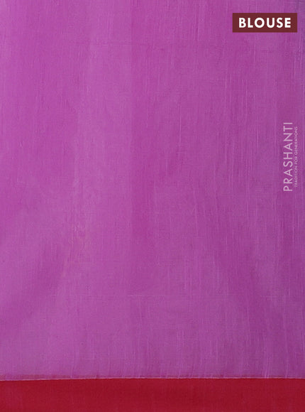Pink & Red Jamdani Silk Cotton Saree