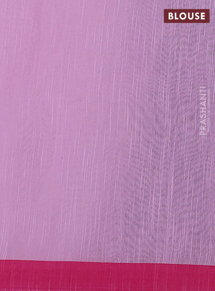 Pink Jamdani Silk Cotton Saree