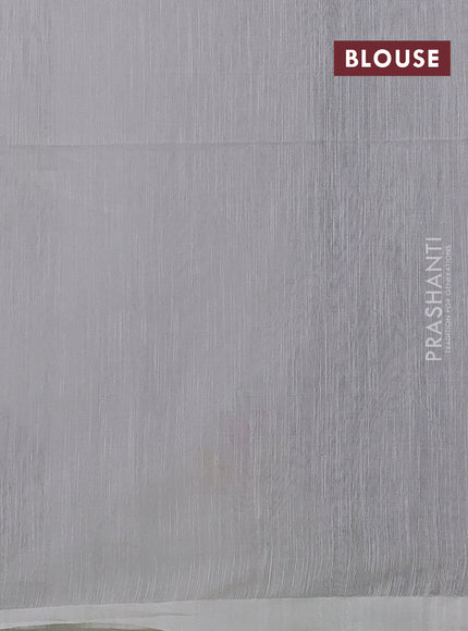 Grey Jamdani Silk Cotton Saree