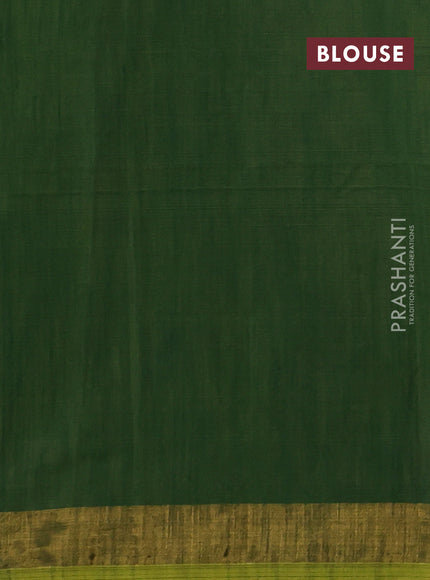 Green Jamdani Silk Cotton Saree