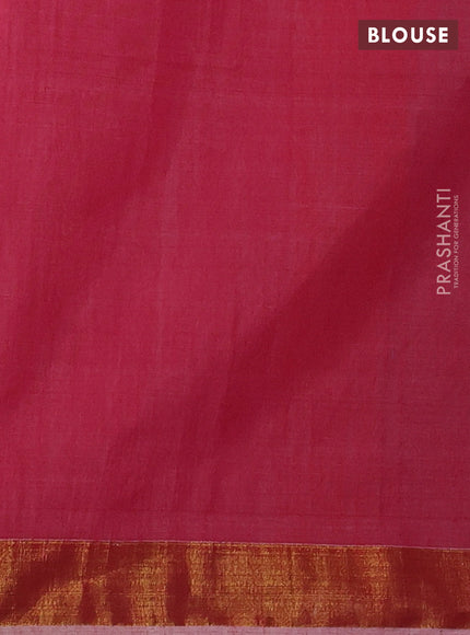 Red Jamdani Silk Cotton Saree