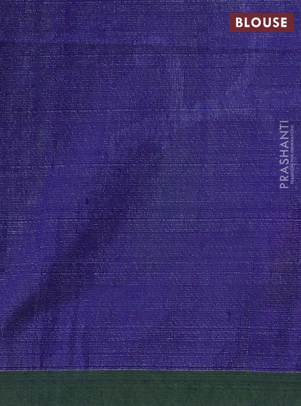 Blue Jamdani Silk Cotton Saree