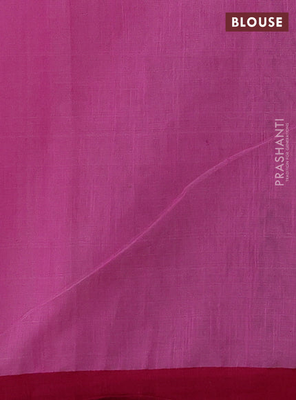 Pink Jamdani Silk Cotton Saree
